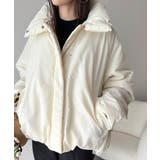 衿2WAYで旬映え。衿取り外し可能エッグライン中綿ブルゾン | Classical Elf  | 詳細画像3 