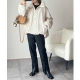 衿2WAYで旬映え。衿取り外し可能エッグライン中綿ブルゾン | Classical Elf  | 詳細画像4 