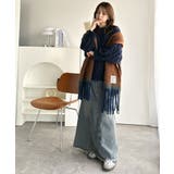 《JaVaジャバコラボ》ふんわりあったか。配色ボリュームマフラー | Classical Elf  | 詳細画像8 