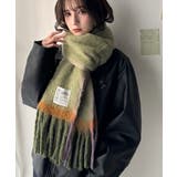 《JaVaジャバコラボ》ふんわりあったか。配色ボリュームマフラー | Classical Elf  | 詳細画像13 