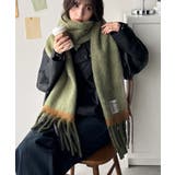 《JaVaジャバコラボ》ふんわりあったか。配色ボリュームマフラー | Classical Elf  | 詳細画像15 