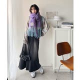 《JaVaジャバコラボ》ふんわりあったか。配色ボリュームマフラー | Classical Elf  | 詳細画像25 