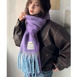 《JaVaジャバコラボ》ふんわりあったか。配色ボリュームマフラー | Classical Elf  | 詳細画像27 
