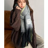 《JaVaジャバコラボ》ふんわりあったか。配色ボリュームマフラー | Classical Elf  | 詳細画像1 