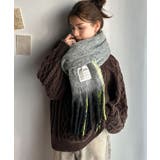 《JaVaジャバコラボ》ふんわりあったか。配色ボリュームマフラー | Classical Elf  | 詳細画像2 