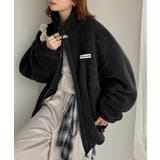 冷え知らず&洒落見えアウター。あったかボア異素材切り替えブルゾン | Classical Elf | 詳細画像10