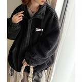 冷え知らず&洒落見えアウター。あったかボア異素材切り替えブルゾン | Classical Elf | 詳細画像12