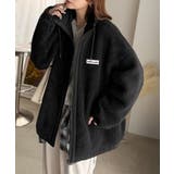 冷え知らず&洒落見えアウター。あったかボア異素材切り替えブルゾン | Classical Elf | 詳細画像13