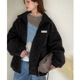 冷え知らず&洒落見えアウター。あったかボア異素材切り替えブルゾン | Classical Elf | 詳細画像15