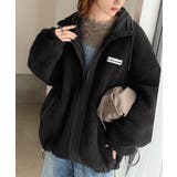 冷え知らず&洒落見えアウター。あったかボア異素材切り替えブルゾン | Classical Elf | 詳細画像16