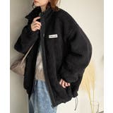 冷え知らず&洒落見えアウター。あったかボア異素材切り替えブルゾン | Classical Elf | 詳細画像17