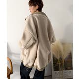 冷え知らず&洒落見えアウター。あったかボア異素材切り替えブルゾン | Classical Elf | 詳細画像24