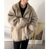 冷え知らず&洒落見えアウター。あったかボア異素材切り替えブルゾン | Classical Elf | 詳細画像25