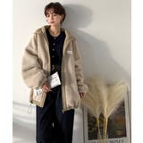 冷え知らず&洒落見えアウター。あったかボア異素材切り替えブルゾン | Classical Elf | 詳細画像26