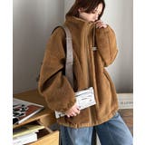 冷え知らず&洒落見えアウター。あったかボア異素材切り替えブルゾン | Classical Elf | 詳細画像40