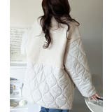 《JaVaジャバコラボ》軽くて暖かい、旬顔ボア切替♪ノーカラーひょうたんキルティ… | Classical Elf  | 詳細画像9 