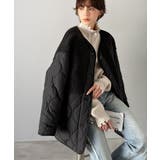 《JaVaジャバコラボ》軽くて暖かい、旬顔ボア切替♪ノーカラーひょうたんキルティ… | Classical Elf  | 詳細画像11 