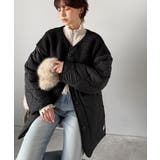 《JaVaジャバコラボ》軽くて暖かい、旬顔ボア切替♪ノーカラーひょうたんキルティ… | Classical Elf  | 詳細画像13 