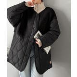 《JaVaジャバコラボ》軽くて暖かい、旬顔ボア切替♪ノーカラーひょうたんキルティ… | Classical Elf  | 詳細画像14 