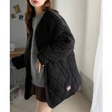 《JaVaジャバコラボ》軽くて暖かい、旬顔ボア切替♪ノーカラーひょうたんキルティ… | Classical Elf  | 詳細画像17 