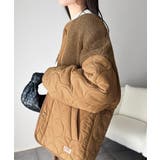 《JaVaジャバコラボ》軽くて暖かい、旬顔ボア切替♪ノーカラーひょうたんキルティ… | Classical Elf  | 詳細画像33 