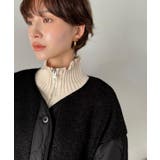 《JaVaジャバコラボ》軽くて暖かい、旬顔ボア切替♪ノーカラーひょうたんキルティ… | Classical Elf  | 詳細画像38 