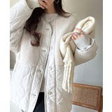 《JaVaジャバコラボ》軽くて暖かい、旬顔ボア切替♪ノーカラーひょうたんキルティ… | Classical Elf  | 詳細画像5 