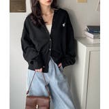 着まわし自在のベーシックデザイン。配色刺繍カーディガン | Classical Elf | 詳細画像12