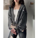 着まわし自在のベーシックデザイン。配色刺繍カーディガン | Classical Elf | 詳細画像25