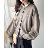 着まわし自在のベーシックデザイン。配色刺繍カーディガン | Classical Elf | 詳細画像36