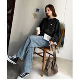 顔周りスッキリ&胸元刺繍で映える♪配色刺繍ヘンリーネックニット | Classical Elf  | 詳細画像18 