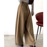 カーブで魅せる、抜け感シルエット。綿100%コットンツイルバレルレッグタックパン… | Classical Elf | 詳細画像17