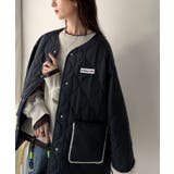 《JaVaジャバコラボ》袖もこにきゅんっ♪異素材で魅せる袖ボアキルティングコート… | Classical Elf | 詳細画像14
