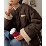 《JaVaジャバコラボ》袖もこにきゅんっ♪異素材で魅せる袖ボアキルティングコート… | Classical Elf | 詳細画像20