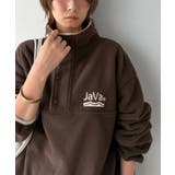 《JaVaジャバコラボ》ふんわり暖か。軽量配色フリースハーフジッププルオーバー(… | Classical Elf | 詳細画像29