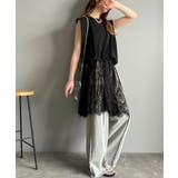 《JaVaジャバコラボ》１枚で旬な着こなし♪レースコンビチュニックTシャツワンピ… | Classical Elf  | 詳細画像6 