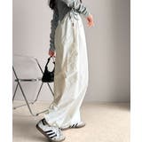 《JaVa ジャバ別注》ワイドな今っぽシルエット メンズライク裾ドロストペインタ… | Classical Elf  | 詳細画像4 