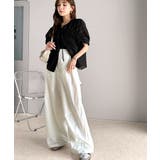 《JaVa ジャバ別注》ワイドな今っぽシルエット メンズライク裾ドロストペインタ… | Classical Elf  | 詳細画像6 