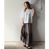大胆ロゴで魅せる。前後2way裏毛胸元PAEANロゴ半袖Tシャツ | Classical Elf | 詳細画像4