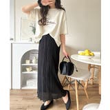 大胆ロゴで魅せる。前後2way裏毛胸元PAEANロゴ半袖Tシャツ | Classical Elf | 詳細画像11