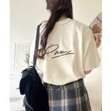 大胆ロゴで魅せる。前後2way裏毛胸元PAEANロゴ半袖Tシャツ | Classical Elf | 詳細画像12