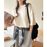 大胆ロゴで魅せる。前後2way裏毛胸元PAEANロゴ半袖Tシャツ | Classical Elf | 詳細画像13
