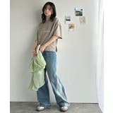 大胆ロゴで魅せる。前後2way裏毛胸元PAEANロゴ半袖Tシャツ | Classical Elf | 詳細画像44