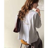 大胆ロゴで魅せる。前後2way裏毛胸元PAEANロゴ半袖Tシャツ | Classical Elf | 詳細画像2