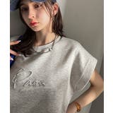 《JaVaジャバコラボ》上品な大人の抜け感。フロントPAEANエンボス加工半袖T… | Classical Elf  | 詳細画像11 