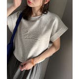 《JaVaジャバコラボ》上品な大人の抜け感。フロントPAEANエンボス加工半袖T… | Classical Elf  | 詳細画像13 