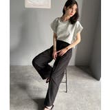 《JaVaジャバコラボ》上品な大人の抜け感。フロントPAEANエンボス加工半袖T… | Classical Elf  | 詳細画像16 