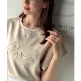 《JaVaジャバコラボ》上品な大人の抜け感。フロントPAEANエンボス加工半袖T… | Classical Elf  | 詳細画像26 