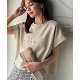 《JaVaジャバコラボ》上品な大人の抜け感。フロントPAEANエンボス加工半袖T… | Classical Elf  | 詳細画像27 