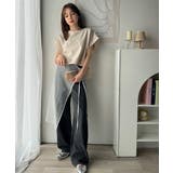 《JaVaジャバコラボ》上品な大人の抜け感。フロントPAEANエンボス加工半袖T… | Classical Elf  | 詳細画像28 